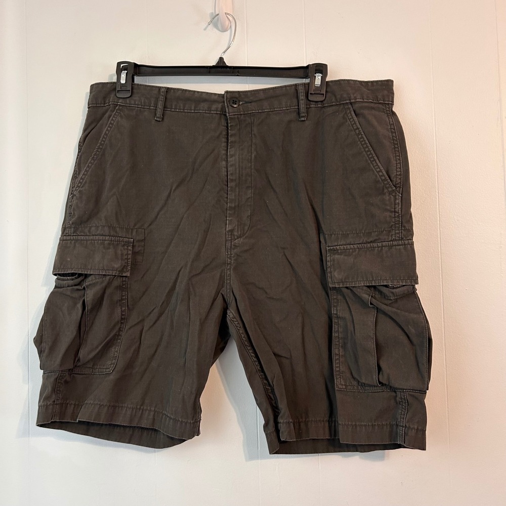 Levis Mens 40 Cargo Shorts Charcoal Grey Ripstop Cotton Utility 23251-0060